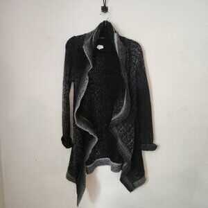Olyss Gray Black Ombre Open Cardigan Women's‎ XL